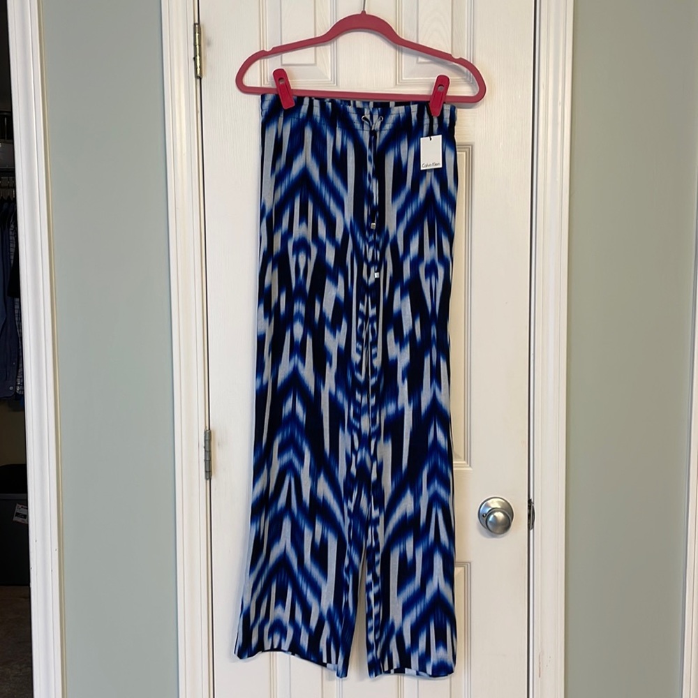 NWT Calvin Klein Wide Leg Swimsuit Coverup Pants